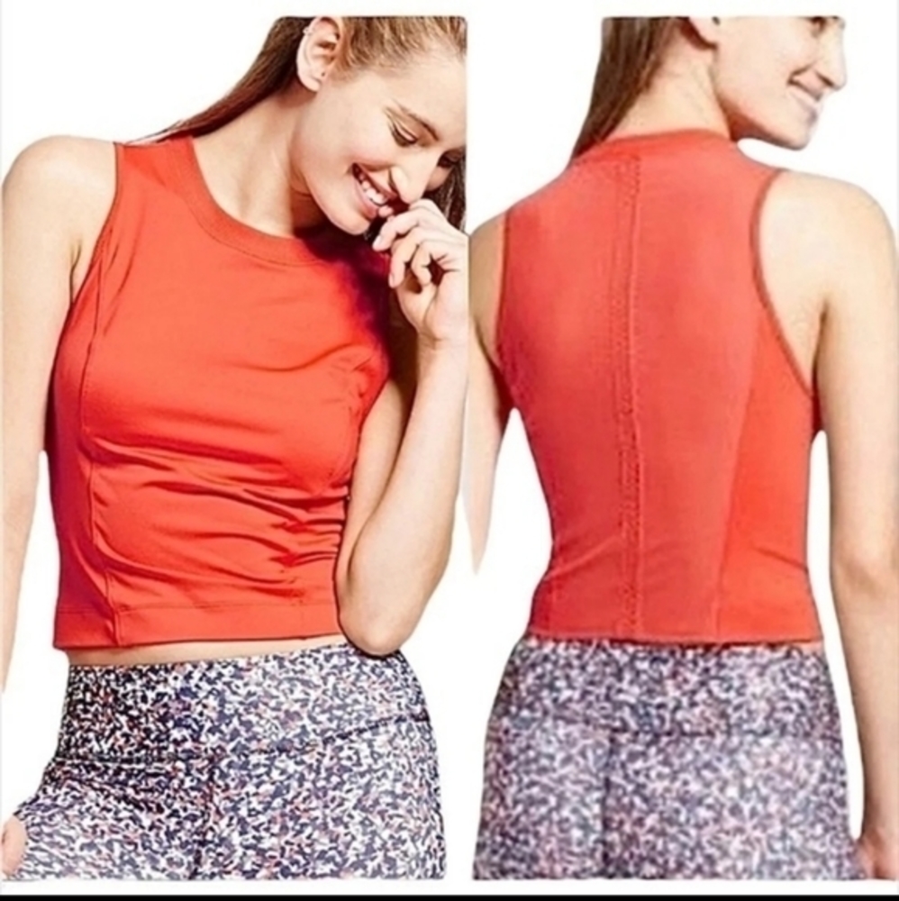 Joy Lab Sheer Cropped Tank Top